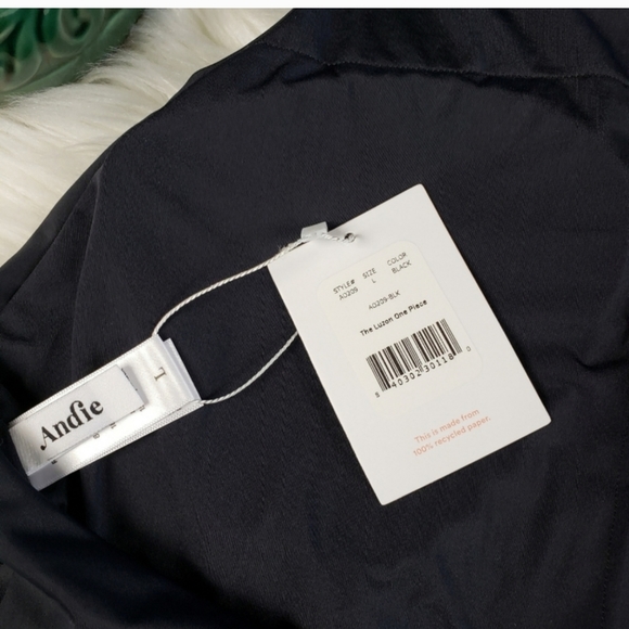 Andie black The Luzon one piece swimsuit Large - Picture 7 of 16